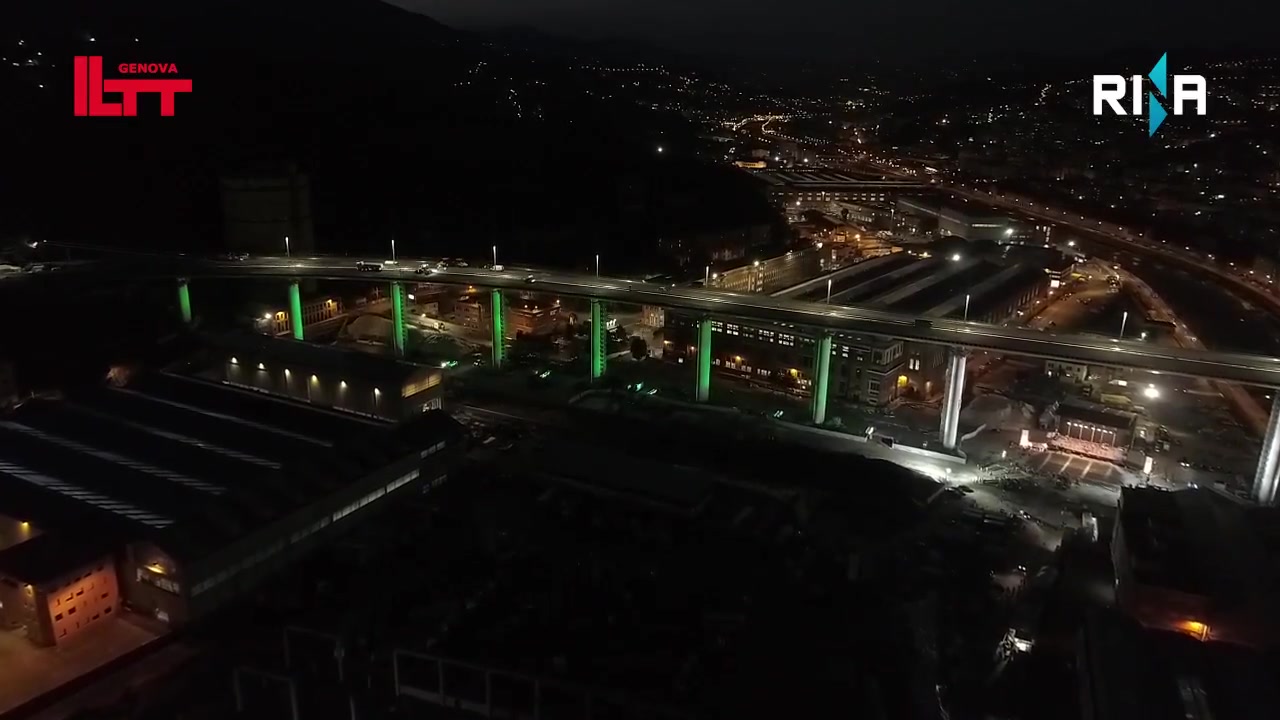 Ponte Genova San Giorgio, le immagini col drone del nuovo viadotto