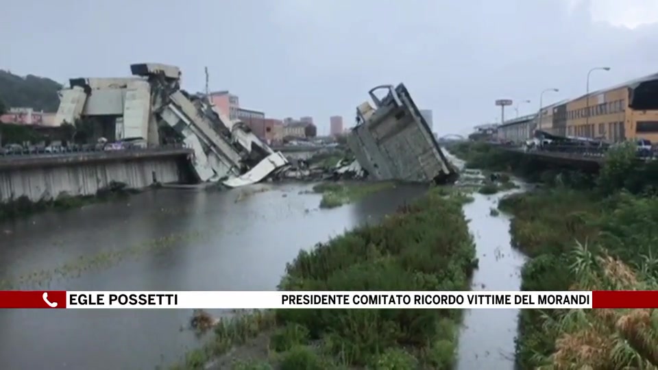 Anniversario crollo ponte Morandi, Possetti: 