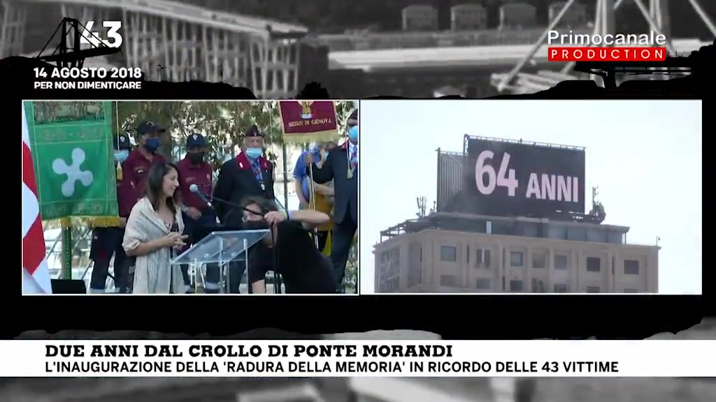 Due anni dal crollo di Ponte Morandi, Egle Possetti: 