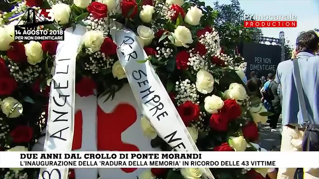 Due anni dal crollo di ponte Morandi, Genova non dimentica le 43 vittime