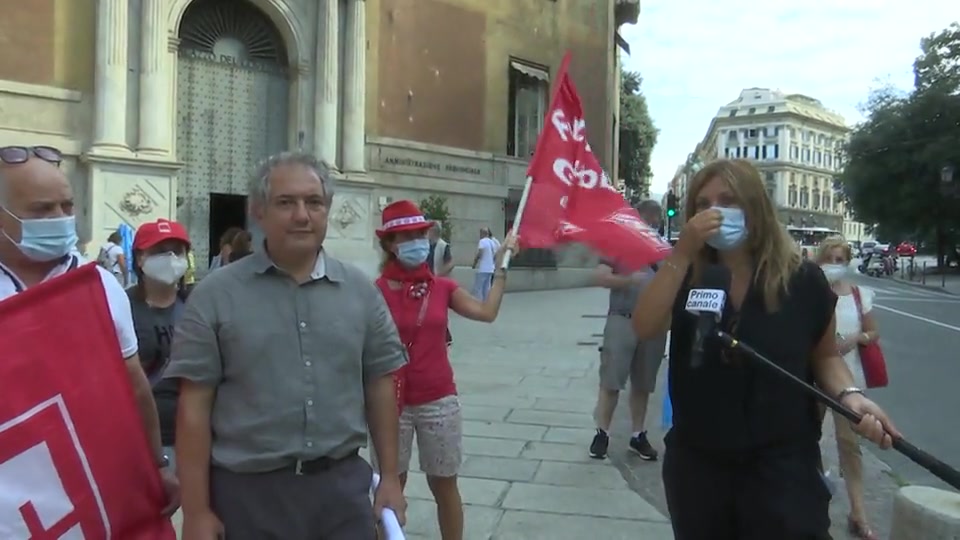 Sanità privata, Cgil Cisl e Uil davanti alla Prefettura per protestare contro il mancano rinnovo del contratto