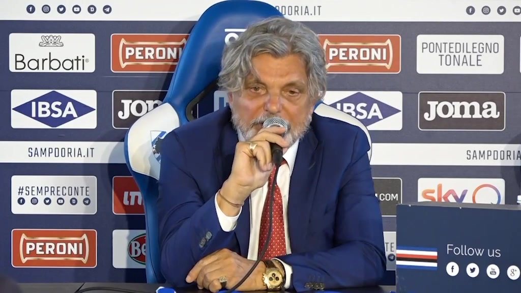 Sampdoria: Massimo Ferrero, il presidente 