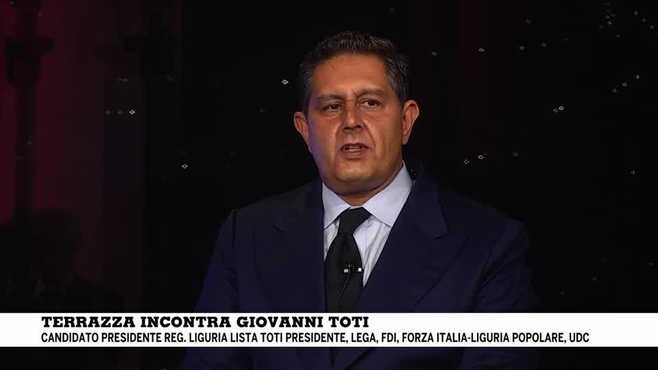 Regionali in Liguria, l'intervista al candidato presidente Giovanni Toti (1)