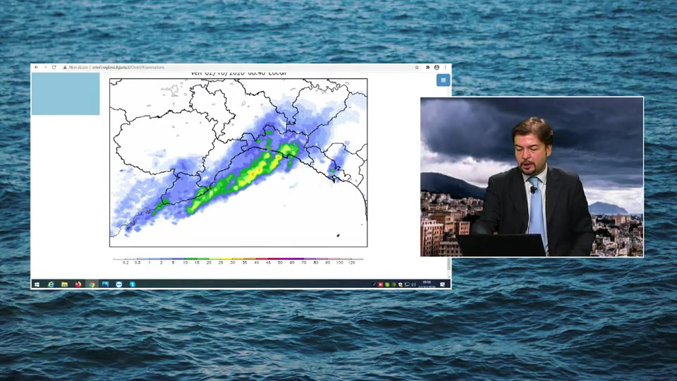 Allerta meteo, criticità a Maissana: auto bloccata tra due frane