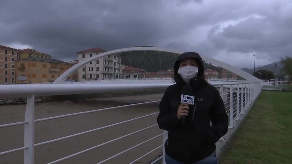 Allerta arancione, la situazione alla foce del torrente Petronio a Riva