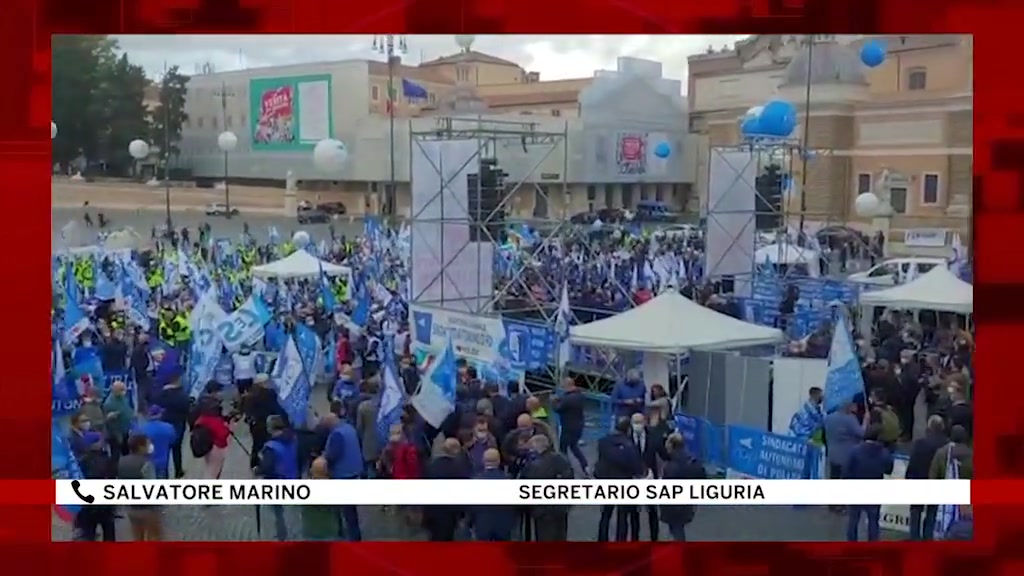 Covid, poliziotti liguri a Roma per la protesta contro le aggressioni. Marino (Sap) : 