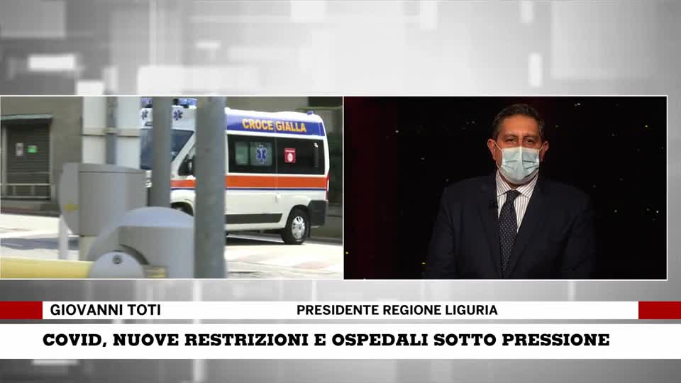 Toti a Liguria 2020 tra Covid, nuove restrizioni e ospedali sotto pressione (1/4)