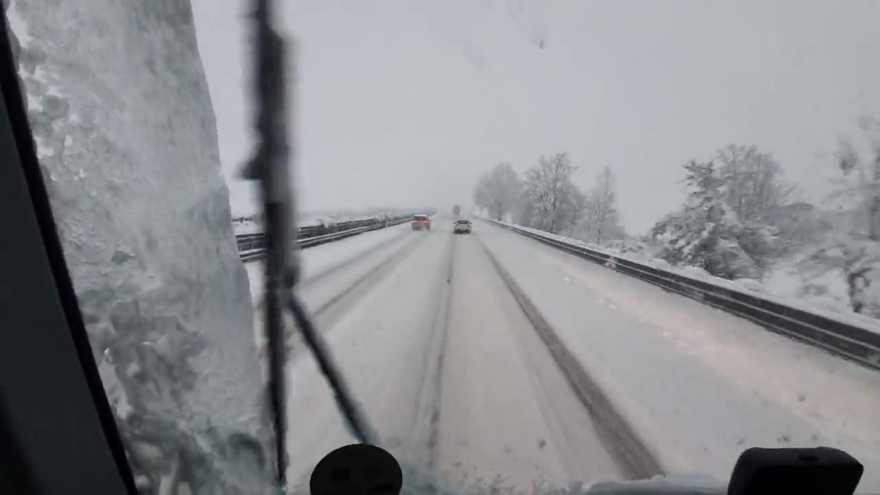 La neve in Liguria, i vostri video: Giuseppe Bossa autotrasportatore