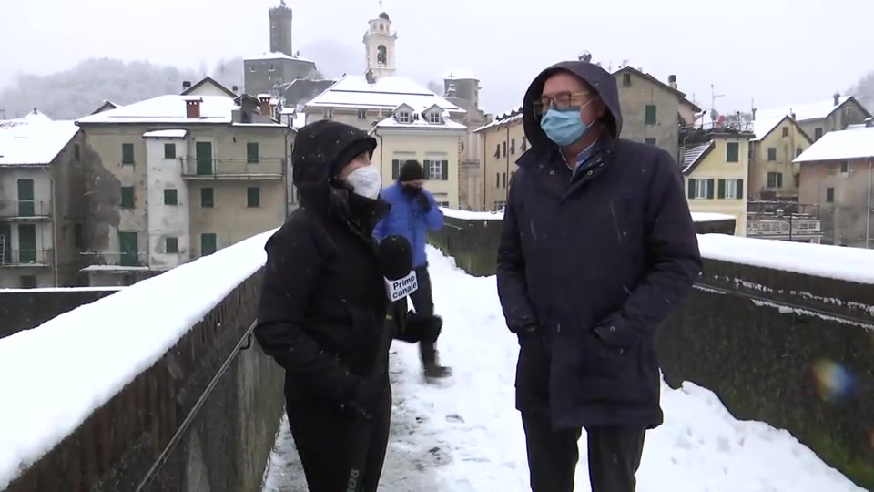 Neve in Liguria, il sindaco di Campo Ligure: 