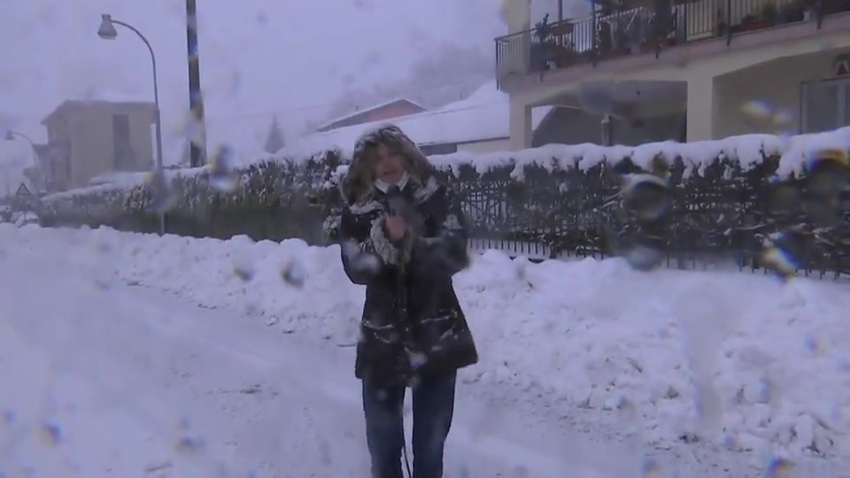 La neve in Liguria, i nostri video: Alessandra Boero da Altare