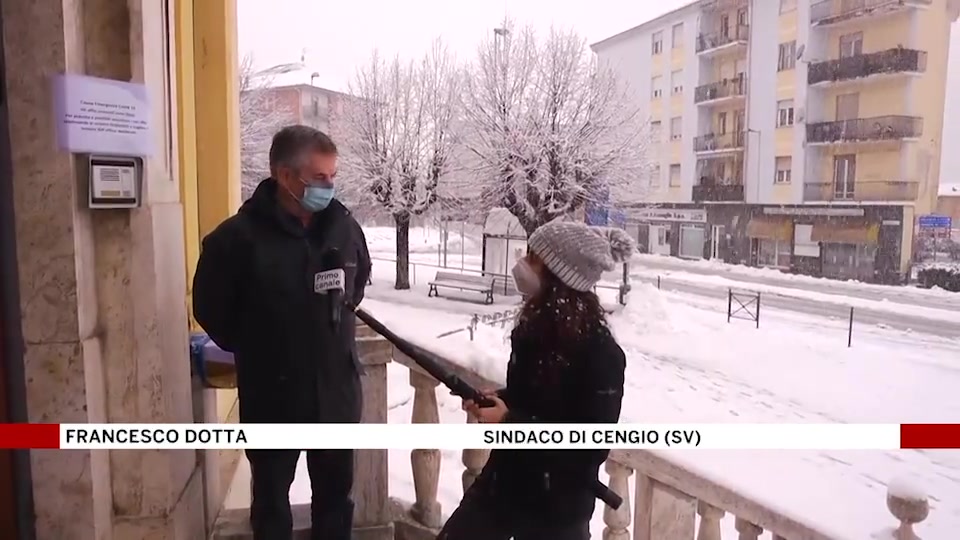 Neve in Valbormida, il sindaco di Cengio: 