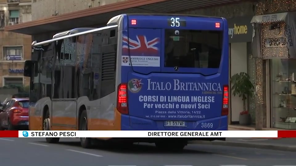 Bus a Genova, Pesci (AMT): 