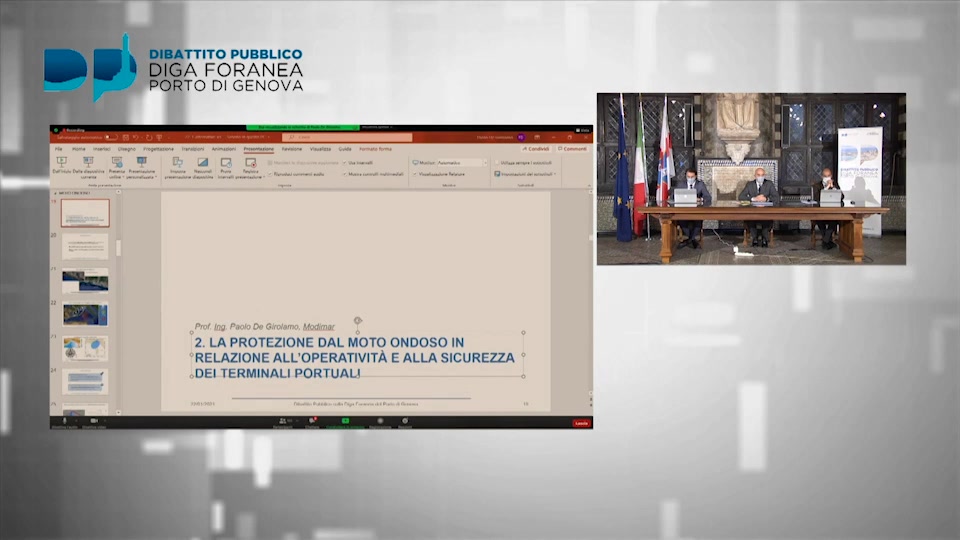 Diga foranea di Genova, dibattito pubblico - approfondimento sulle alternative progettuali - Paolo De Girolamo