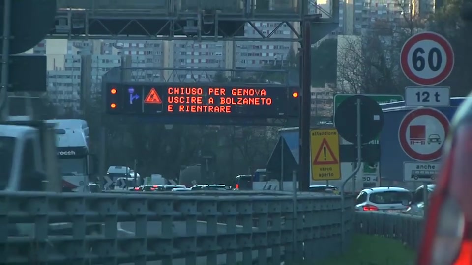 Autostrade, serpentone di auto tra Genova Nervi e il bivio con la A7 