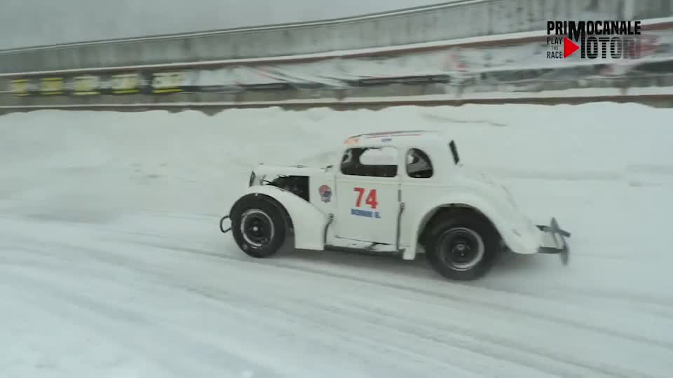 Legend Cars, lo spettacolo nella gara conclusiva del The Ice challenge