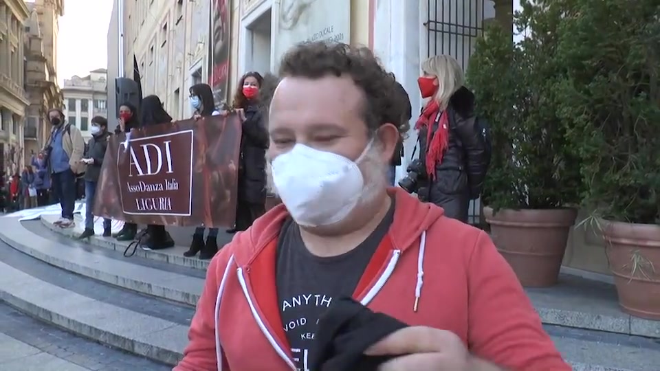 Il mondo dello spettacolo in protesta, l'attore Matteo Alfonso: 