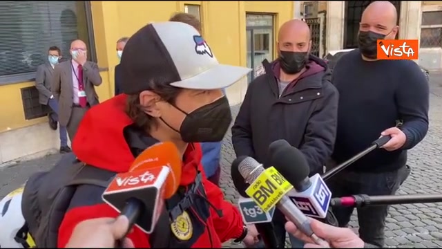 In bici da Albenga a Roma, la protesta del ristoratore: 