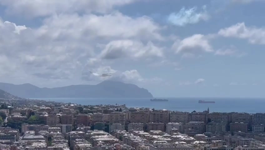 Frecce Tricolori a Genova: oggi 'allenamento', domani l'esibizione