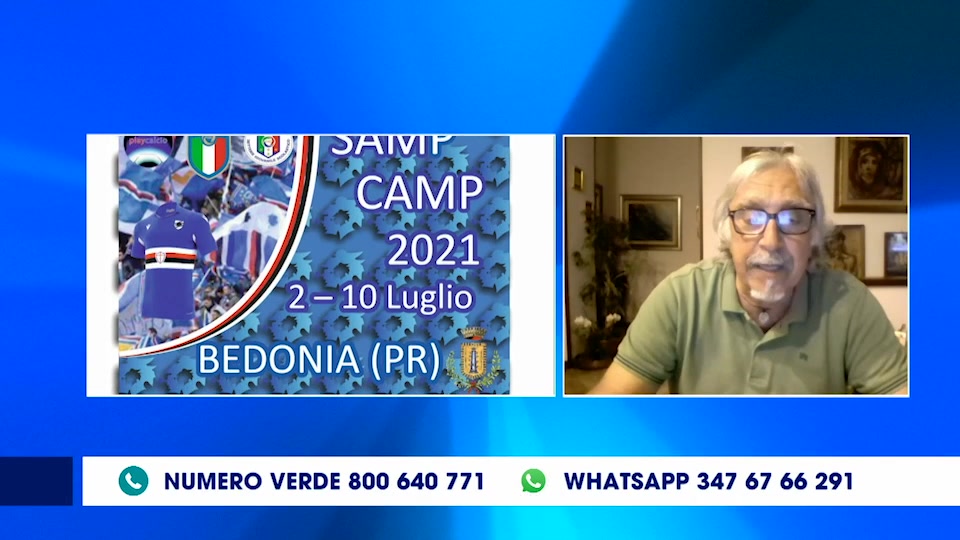 Il grande ex e nostro opinionista Marco Rossinelli istruttore al Samp Camp di Bedonia