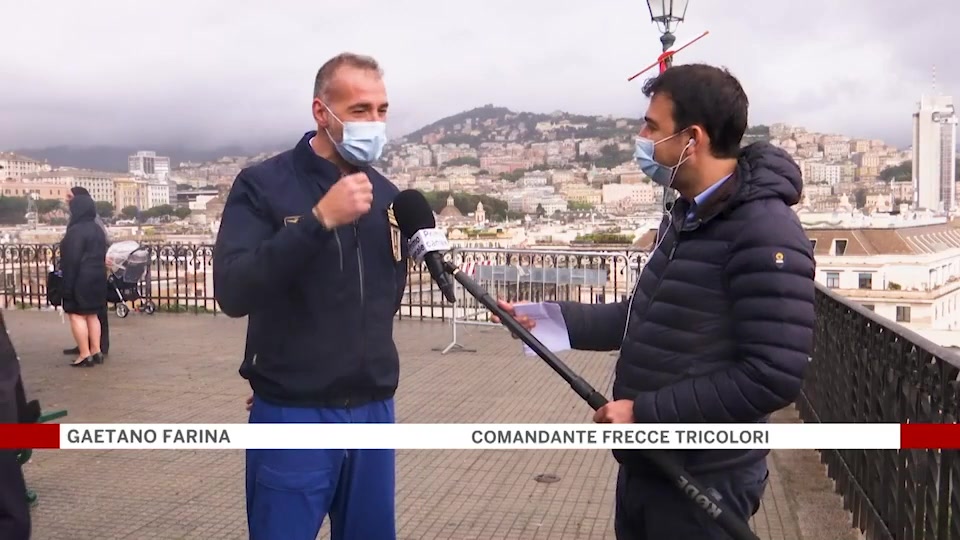   Genova, il comandante delle Frecce Tricolori: 