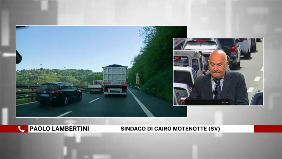 Caos autostrade, il sindaco di Cairo Montenotte: 