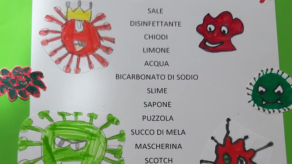 Genova, le pozioni dei bambini della scuola elementare di Teglia contro il Covid