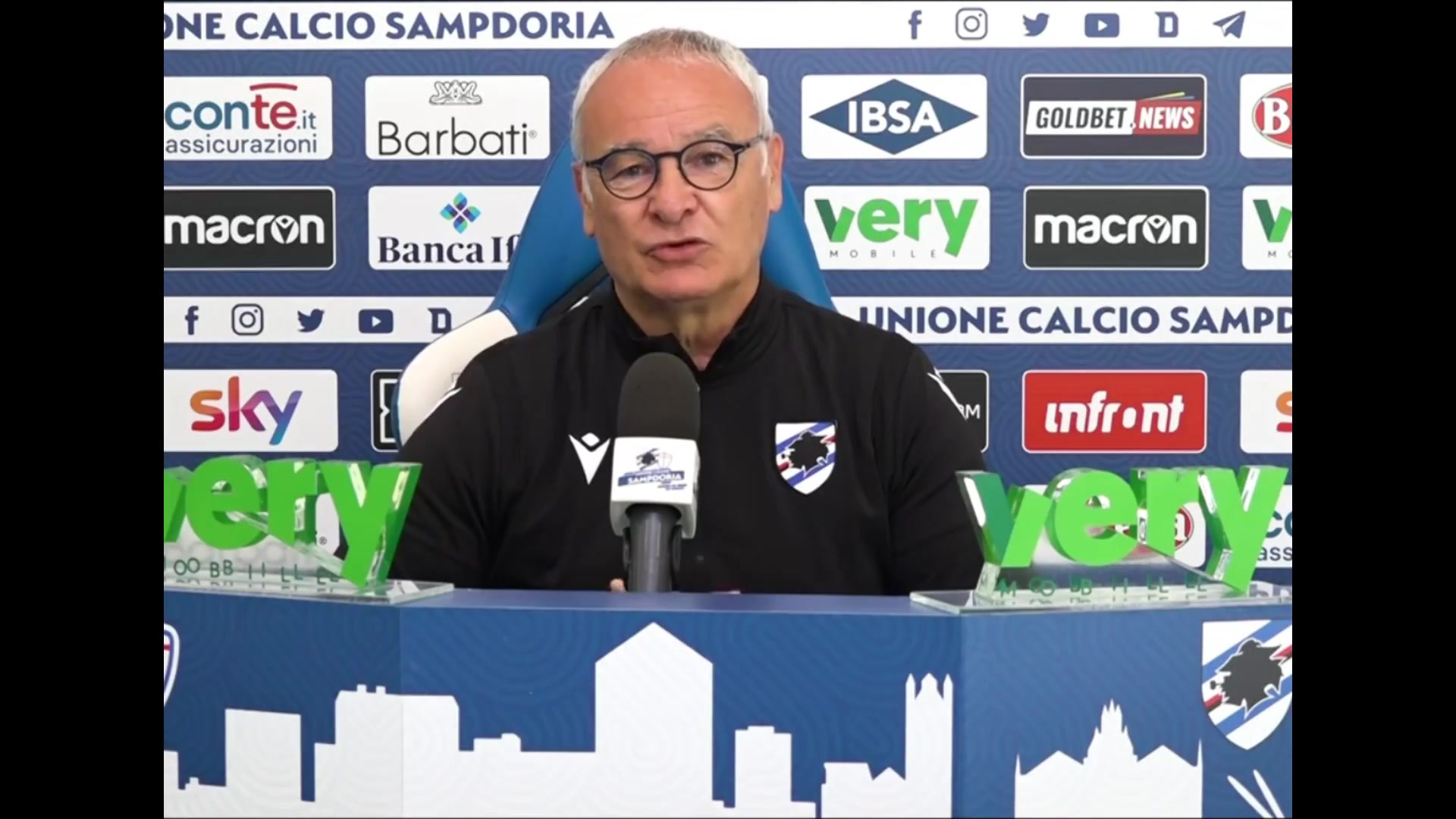 Ranieri ha deciso, lascia la Sampdoria: 