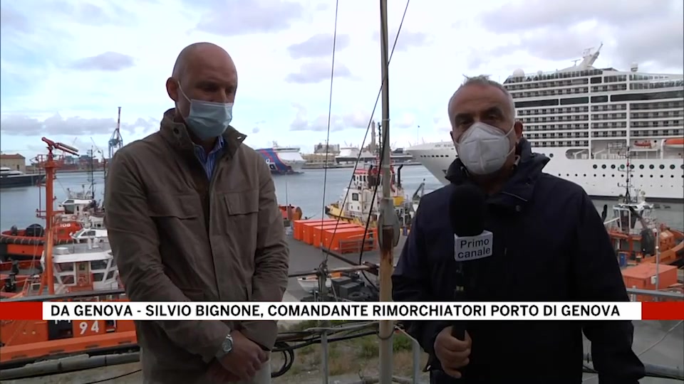 Dentro il porto di Genova con il comandante dei rimorchiatori Silvio Bignone