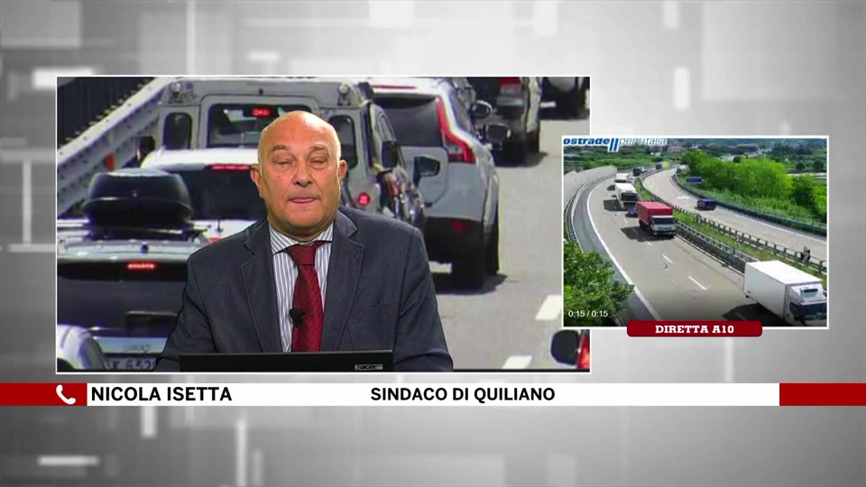 Caos autostrade, il sindaco di Quiliano: 