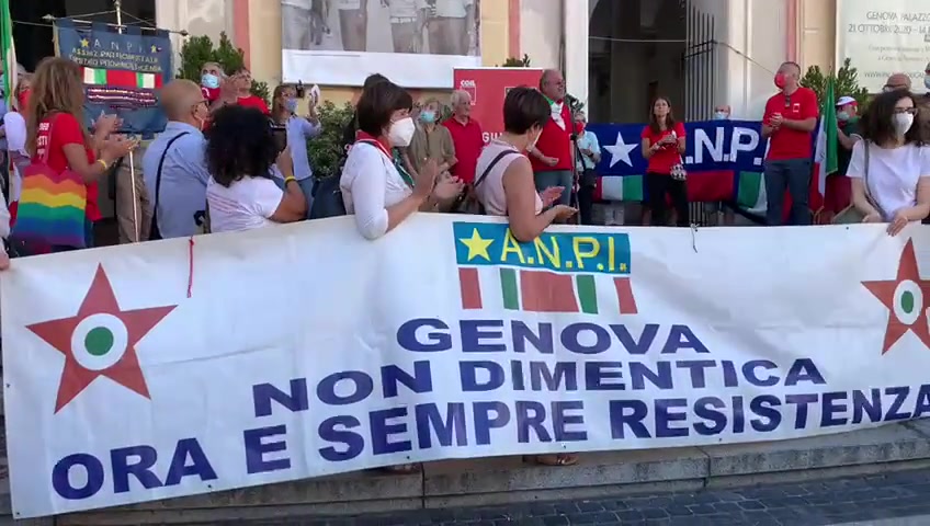 Corteo Anpi-Cgil ricorda il 30 giugno '60 e chiede lavoro