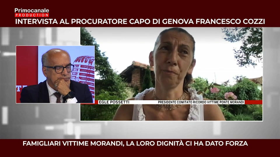 Inchiesta Morandi, il procuratore capo Cozzi: 