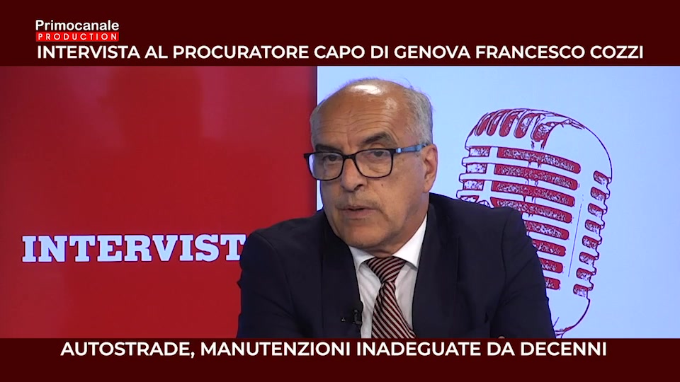 Autostrade, il procuratore capo Cozzi: 