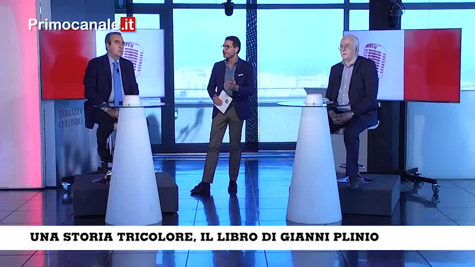 Una storia tricolore, Gianni Plinio presenta la sua autobiografia politica. Gasparri: 