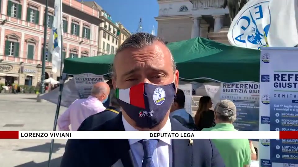 Riforma della Giustizia, anche a Genova il gazebo per la raccolta delle firme