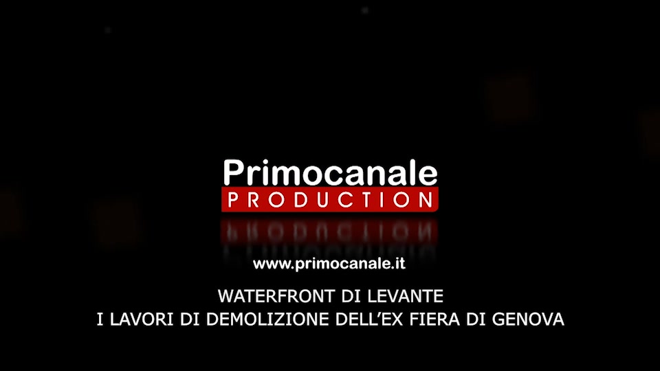 Waterfront di Levante, i lavori di demolizione dell'ex Fiera di Genova