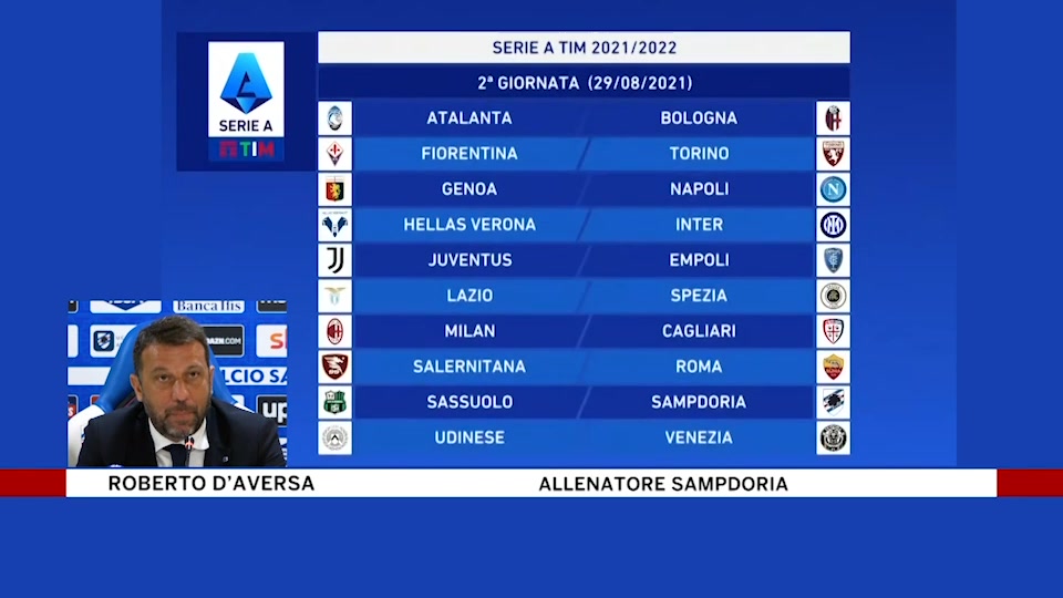 Sampdoria, D'Aversa: 