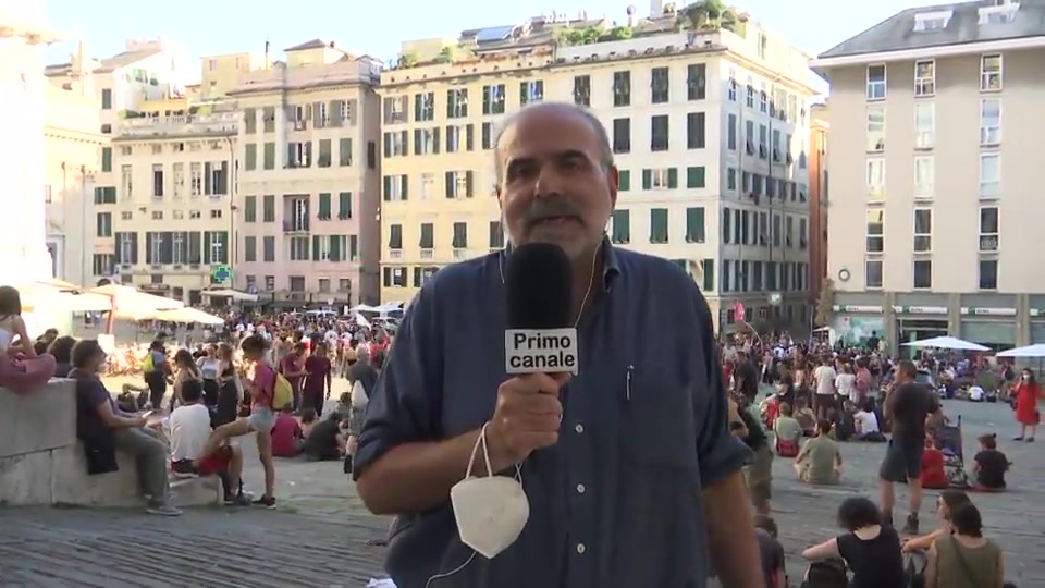 G8 vent'anni dopo, il corteo in piazza Matteotti