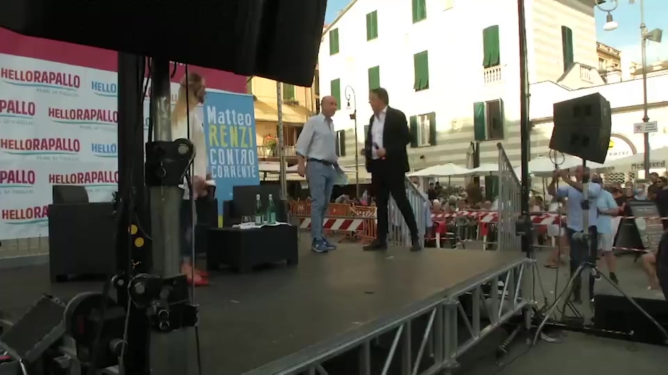 Renzi alla rassegna 'Rapallo protagonisti': 