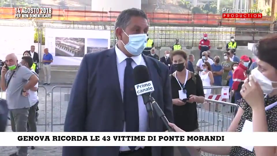 Tre anni dal crollo del Morandi, il presidente Toti: 