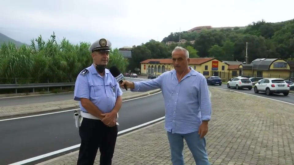 Lavori in A10, i controlli della polizia locale lungo l'Aurelia 