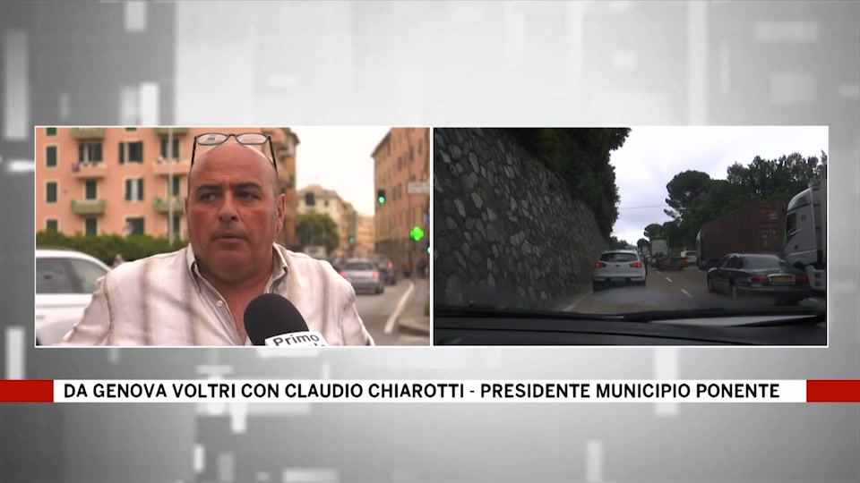 Traffico sull'Aurelia, il presidente del Municipio Ponente Chiarotti: 