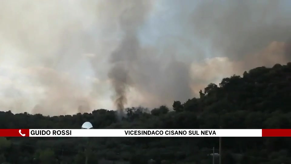 Incendio di Cisano, il vice sindaco Guido Rossi: 