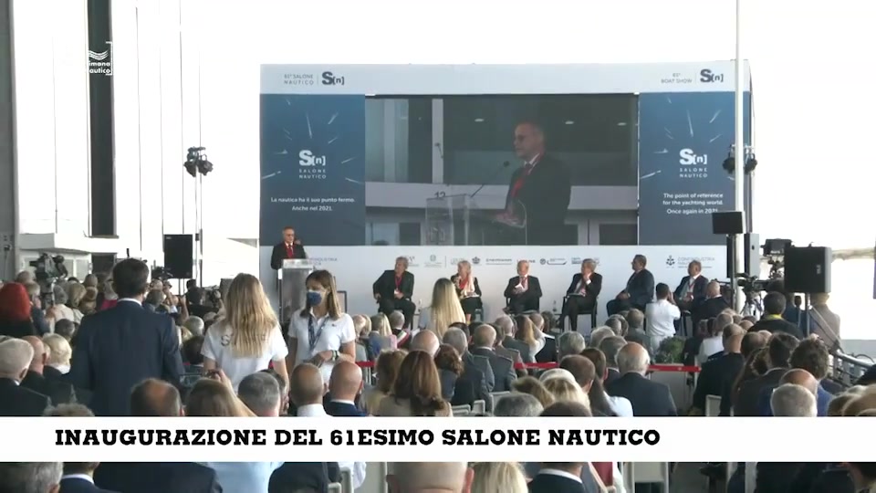 Inaugurazione Salone Nautico, l'intervento del presidente di Confindustria Carlo Bonomi