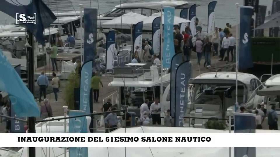 Inaugurazione 61° Salone Nautico, l'intervento del presidente della Regione Giovanni Toti