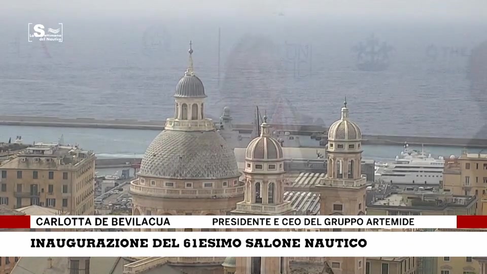 Inaugurazione 61° Salone Nautico, l'intervento di Carlotta De Bevilacqua presidente e CEO di Artemide