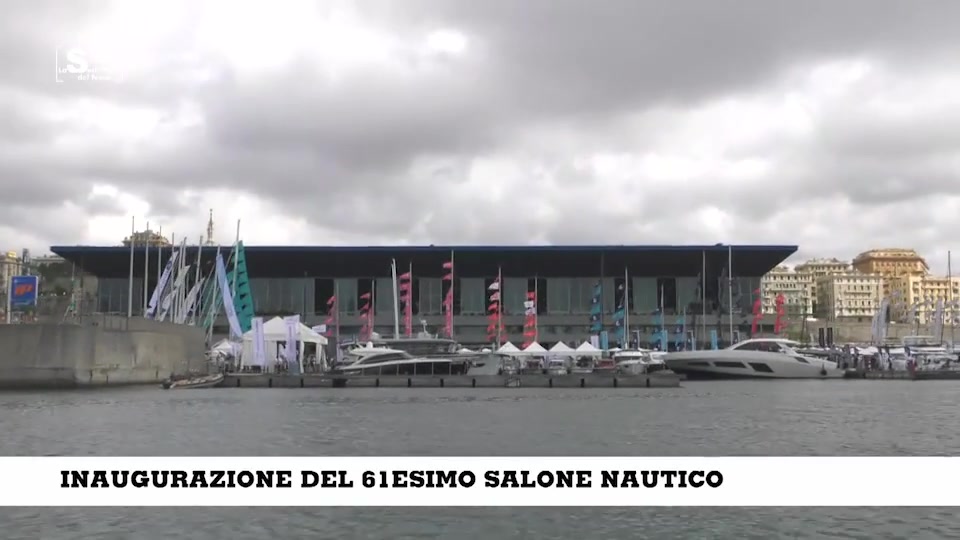 Inaugurazione 61° Salone Nautico, l'intervento del ministro alle infrastrutture Enrico Giovannini