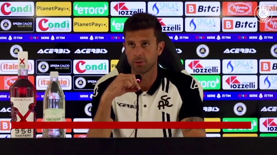 Spezia all'esame Milan, Thiago Motta: 