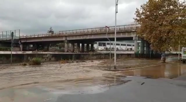 Allerta meteo, Savona: il Letimbro esce dagli argini in zona cimitero