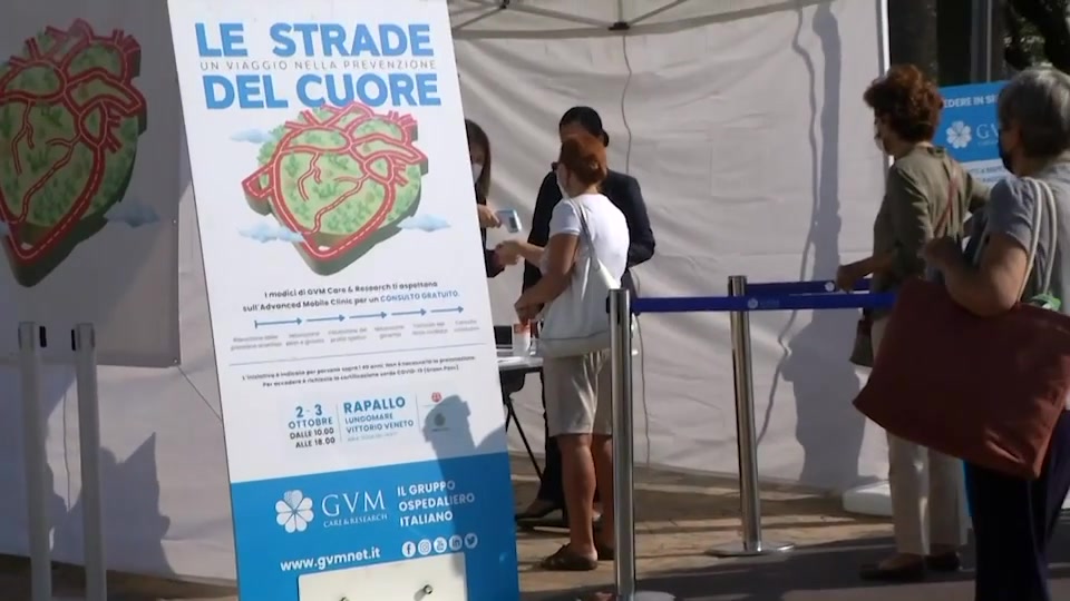 A Rapallo la clinica mobile di Iclas per consulti gratuiti e la prevenzione cardiovascolare