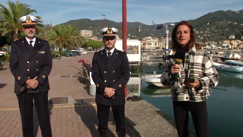 Mareggiata 2018 a Rapallo, a tre anni il ricordo della Capitaneria di porto